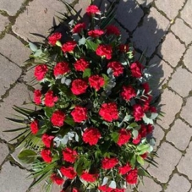 Carnation Casket Spray